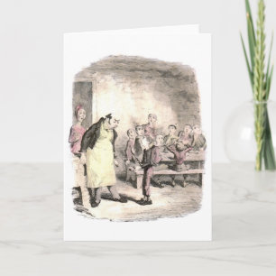 Oliver Twist Asks for More Card