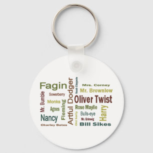 Oliver Twist Characters Key Ring