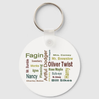 Oliver Twist Characters Key Ring