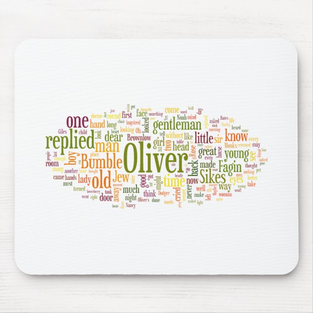Oliver Twist Mouse Mat (Front)