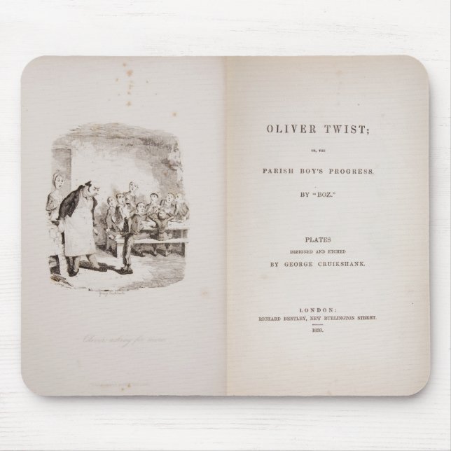 Oliver Twist Mouse Mat (Front)