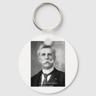 Oliver W Holmes "Love Twilight" Quote Gifts & Card Key Ring