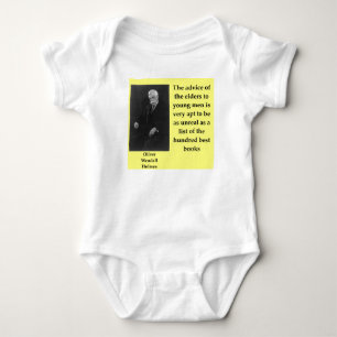 oliver wendll holmes quote baby bodysuit