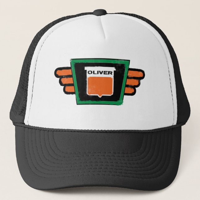 oliver wings.png trucker hat (Front)
