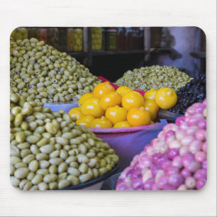 Olives And Lemon At Market Mouse Mat