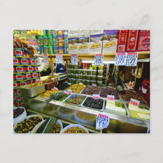 Olives & Cheese on Arthur Avenue postcard