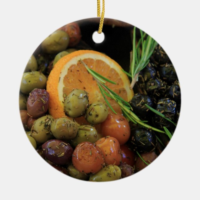 Olives Christmas Ornament (Front)