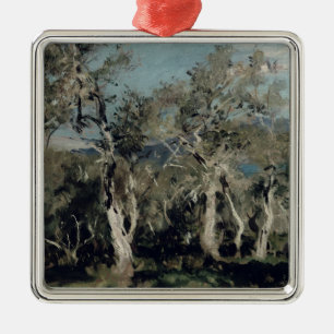 Olives, Corfu, 1912 Metal Tree Decoration