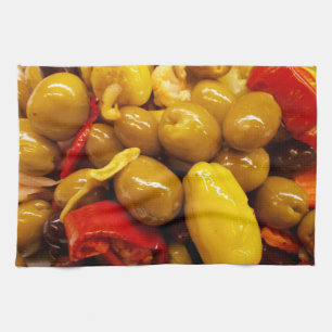Olives Kitchen Towel