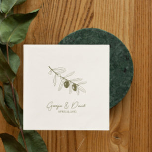 Olives  napkin