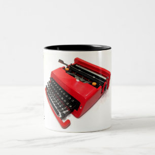 Olivetti Valentine typewriter Two-Tone Coffee Mug
