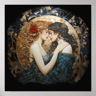 Olivia and Emma. Poster