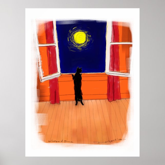 Olivia and Window Poster (Front)