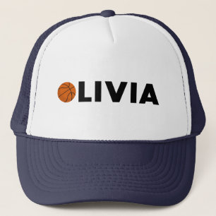 Olivia Basketball Trucker Hat