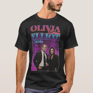 Olivia Benson & Elliot Stabler 90s Inspired Vi T-Shirt