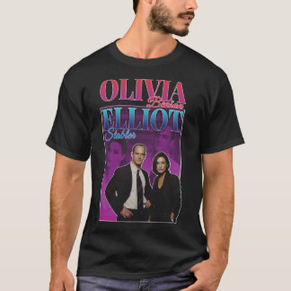 Olivia Benson &amp; Elliot Stabler 90s Inspired Vi T-Shirt