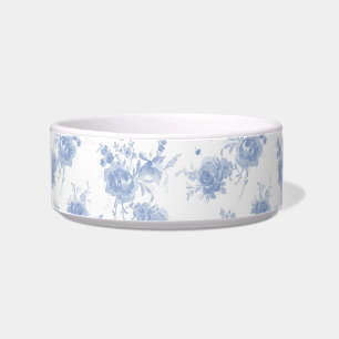 Olivia faded blueberry medium pet bowl