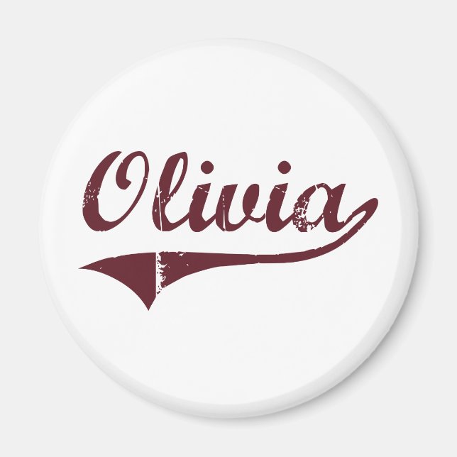 Olivia Minnesota Classic Design Magnet (Front)