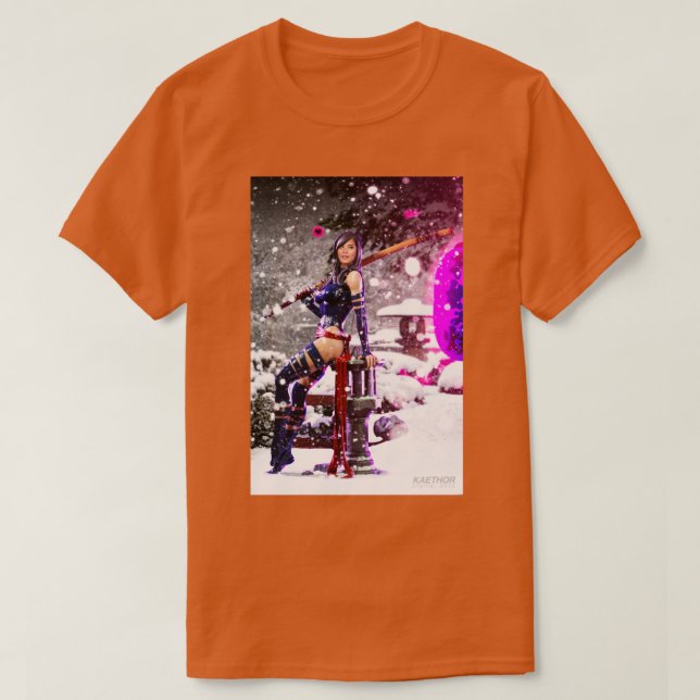 Olivia Munn as Psylocke T-Shirt (Design Front)