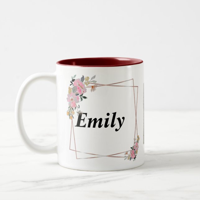 Olivia name Mug – Custom Coffee Cup with An (Left)