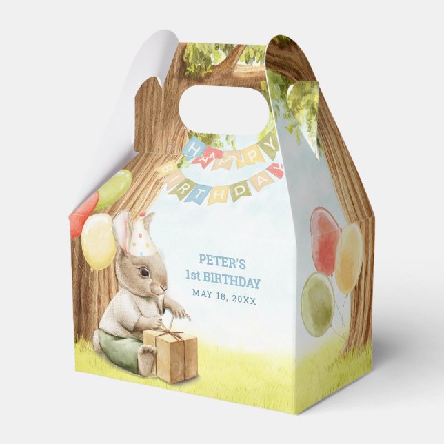 Olivia Pigsley  - Pig Baby Shower Favour Box (Front Side)