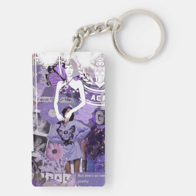 Olivia rodrigo inspired keychain (Back)