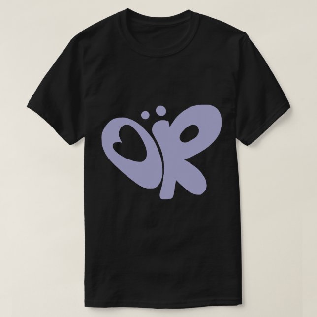 olivia rodrigo purple butterfly logo Sticker Copy T-Shirt (Design Front)