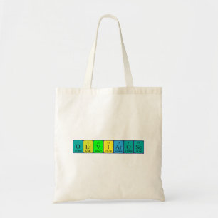 Olivia-Rose periodic table name tote bag