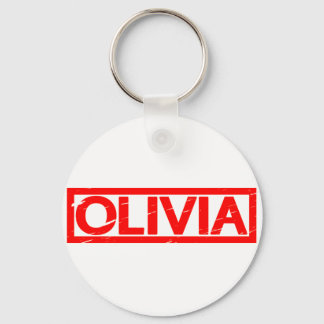 Olivia Stamp Key Ring