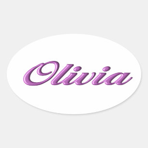 Olivia sticker name