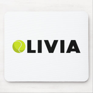 Olivia Tennis Mouse Mat