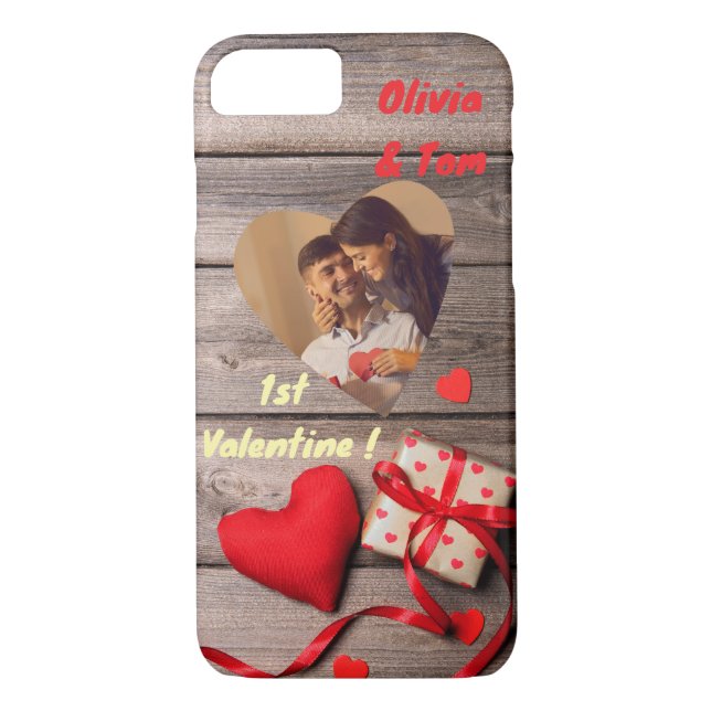Olivia & Tom 1st Valentine! Case-Mate iPhone Case (Back)