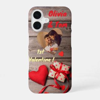 Olivia & Tom 1st Valentine!  iPhone 16 Case