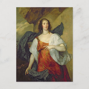 Olivia, Wife of Endymion Porter, c.1637 Postcard