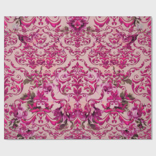 Olivia's Romantic Damask Wrapping Paper