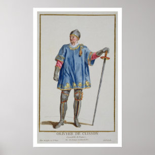 Olivier de Clisson (1332-1407) Constable of France Poster