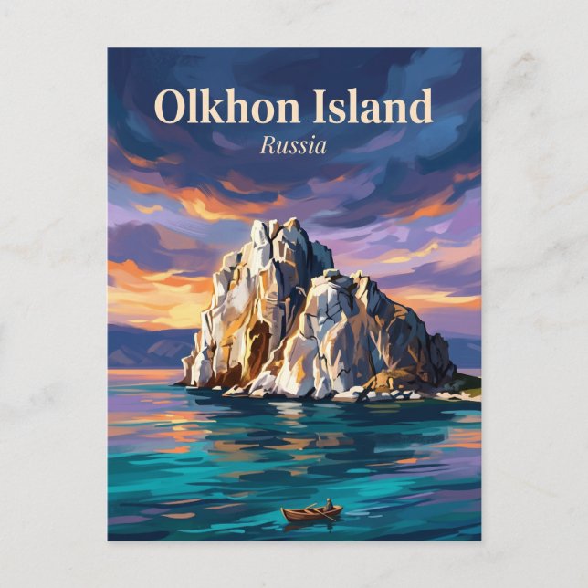 Olkhon Island Russia Postcard (Front)