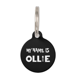 Ollie Cat Pet ID Tag