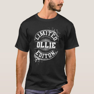 OLLIE Limited Edition Funny Personalised Name Gift T-Shirt