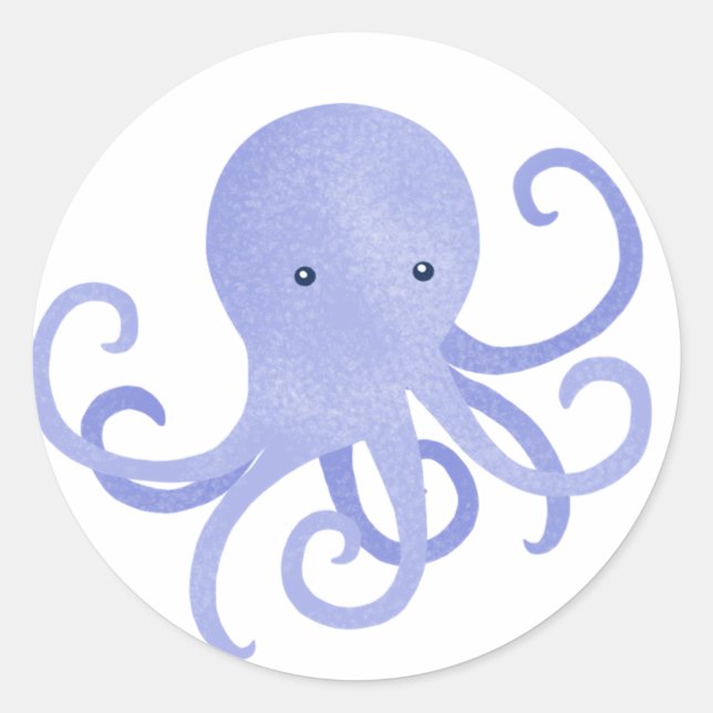 Ollie Octopus  - stickers (Front)