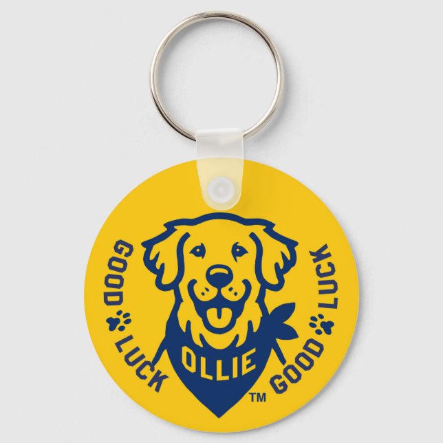 Ollie the Lucky Dog Keychain (Front)