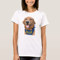 Ollie the Lucky Dog Women's Photo T-Shirt