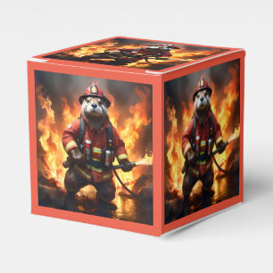 Ollie The Otter Fire Fighter,  Favour Box