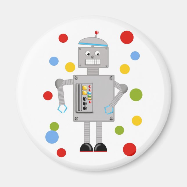 Ollie The Robot Magnet (Front)