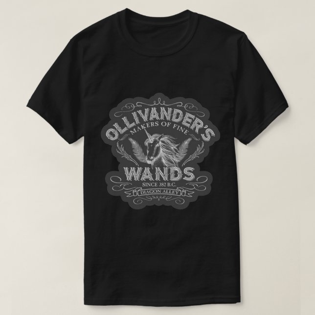 Ollivander's Wands Sticker.png T-Shirt (Design Front)
