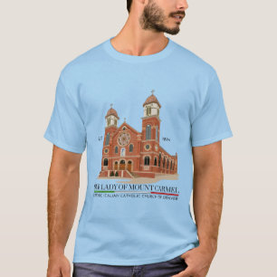 OLMC Logo Men's T-Shirt Light Blue