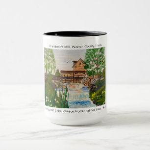 Olmstead's Mill, Warren County, IL c. 1983 MEJP   Mug