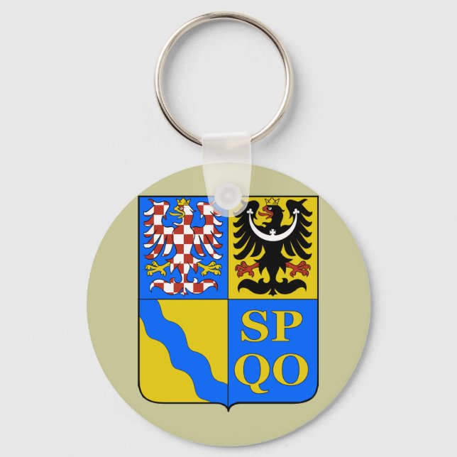 Olomouc Region, Czech Key Ring (Front)