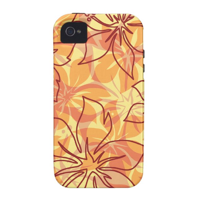 Olowalu Hawaiian Vibe iPhone 4 Case (Back)