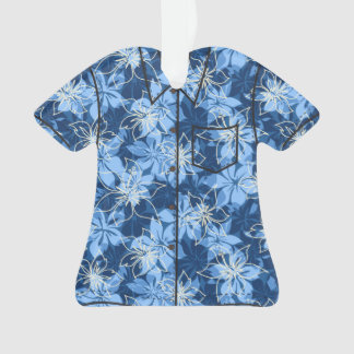 Olowalu Hibiscus Hawaiian Camo Aloha Shirt Ornament